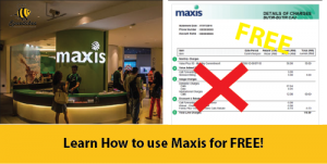 Maxis Cashback Malaysia FREE